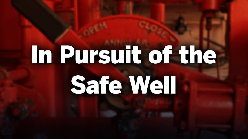 In Pursuit of the Safe Well course image